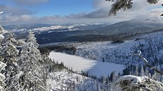 Pohled na Ple�né jezero.