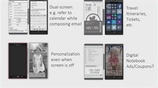 Koncept flipového pouzdra s druhým displejem od Microsoft Research