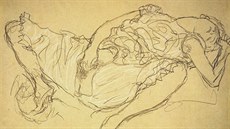 Gustav Klimt: Masturbující ena (z výstavy Klimt/schiele/Kokoschka a eny)