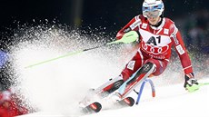 Henrik Kristoffersen ve slalomu ve Schladmingu.