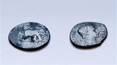 Archeologové nali nali na Hradecku vzácné stíbrné ímské mince a dalí...