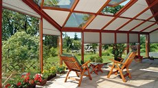 St�e�ní odv�trání zimní zahrady pomocí okenního ventila�ního k�ídla. To je...