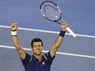 ABSOLUTNÍ KRÁL. Na Australian Open se ukázalo, e na Novaka Djokovie v...