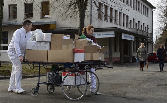 Zdravotní sestry z fakultní nemocnice v Preov (1. únor 2016)