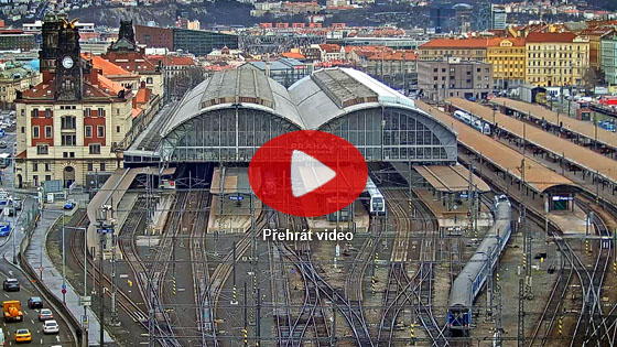 Živě: Sledujte vlaky na pražském Hlavním nádraží v přímém přenosu