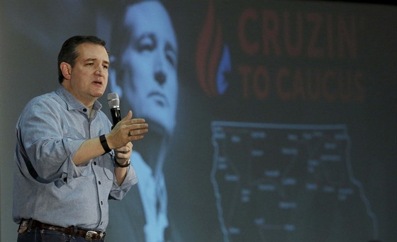 Uchaze o nominaci republikán do prezidentských voleb v USA Ted Cruz na...