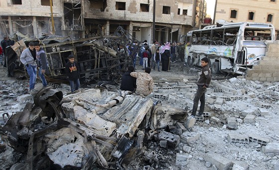 Mírové rozhovory o Sýrii naruil víkendový útok sebevraedných atentátník u...