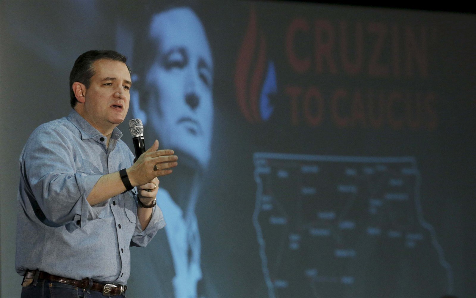 Uchaze� o nominaci republikán� do prezidentských voleb v USA Ted Cruz na...