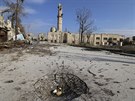 Rozstílené ulice Aleppa (30. ledna 2016)