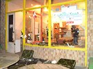 Následky útoku na centrum Klinika (6. února 2016)