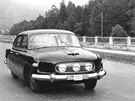 Tatra 603 pi zkuební jízd.