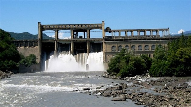 Vodní elektrárna Gumati společnosti Energo-Pro v Gruzii.