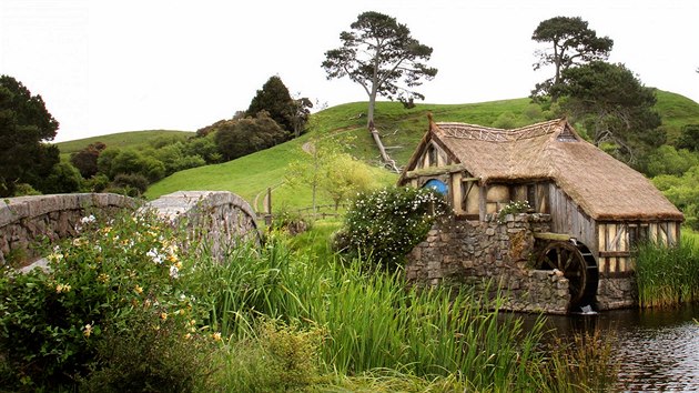 Filmový Hobitín se nachází v novozélandské vesnici Mata Mata.