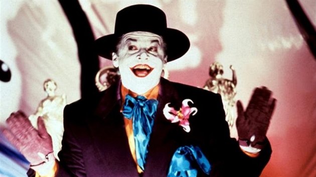 Jack Nicholson jako Joker ve filmu Batman (1989)