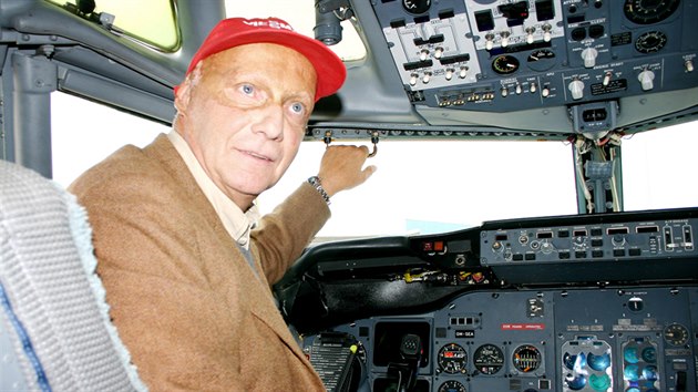 Niki Lauda v kokpitu svho stroje