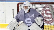 NOVÁ POSILA. Kanadský hokejový brankář Danny Taylor přišel do Sparty.