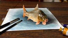 Kresba 3D ryby