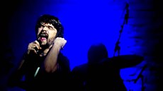 Dan Bárta se p�edstavil v pardubickém klubu �lutý pes s rockovou skupinou Alice.
