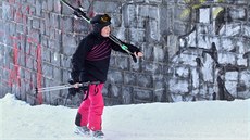 Ly�ování v Harrachov�
