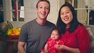 Mark Zuckerberg s manželkou a dcerou.