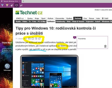 Tipy a triky pro Windows 10