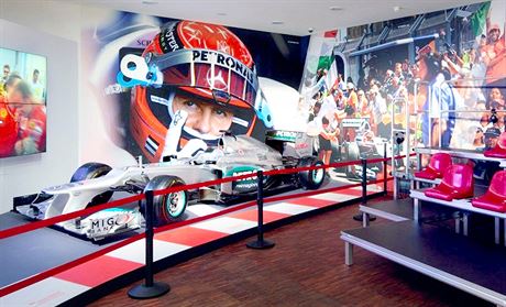 Výstava Michael Schumacher, ampion rekordman v nmeckém Marburgu.