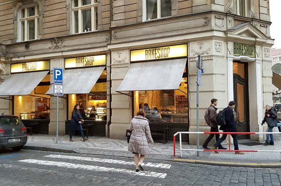 Kavárna Bakeshop v Kozí ulici