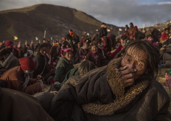 Fotograf Kevin Frayer z Getty Images fotil kadoroní shromádní tibetských...