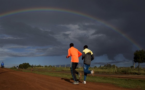 Keňští atleti na ilustračním snímku ze soustředění v Nairobi z loňského roku.