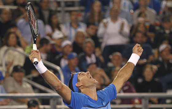 VÍTZNÝ NÁVRAT. Juan Martín del Potro na turnaji v Delray Beach.