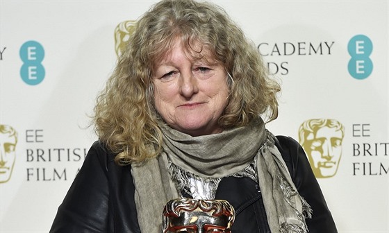 Jenny Beavanová na udílení cen BAFTA (Londýn, 14. února 2016)