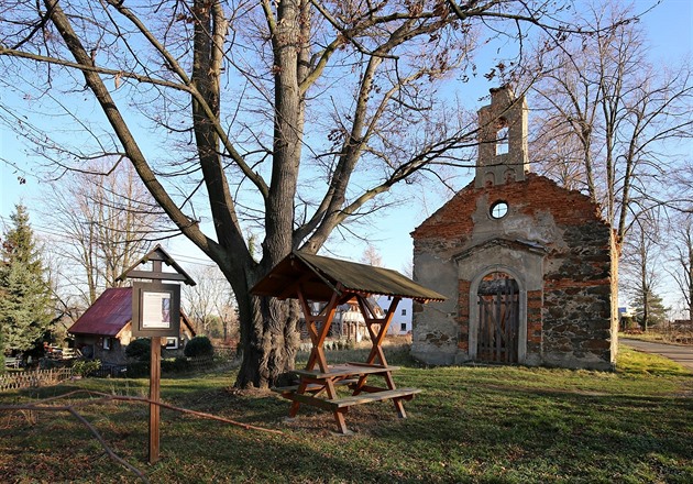 Kaple v Uhelné v prosinci 2015.