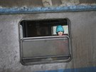Benci ve vlaku na nádraí v idu na srbsko-chorvatské hranici (12. února )