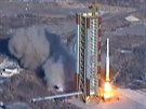 Severní Korea zveejnila video ze startu balistické rakety