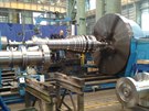 Výroba turbín v plzeské Doosan koda Power.