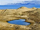 Ledovcové jezero Borebukta na picberkách, Norsko