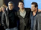 George Clooney, Channing Tatum a Josh Brolin na Berlinale pi pedstavování Ave...