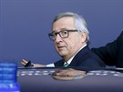Pedseda Evropské komise Jean-Claude Juncker pi odchodu z jednání Evropské...