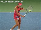 Ana Ivanoviová bhem tvrtfinále turnaje v Dubaji