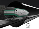 Návrh kapsle pro dopravní systém Hyperloop od týmu z Delft University of...