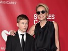 Sharon Stone a její adoptivní syn Roan Joseph Bronstein (Los Angeles, 13. února...