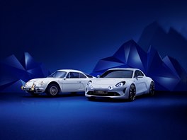 Alpine Vision Concept a pvodní slavná Alpine A110