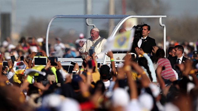 Papež František v Ciudad Juárez (17. února 2016)