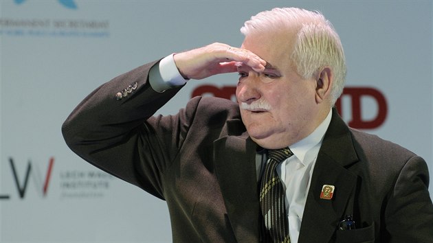 Bval polsk prezident Lech Walesa na snmku z jna 2013