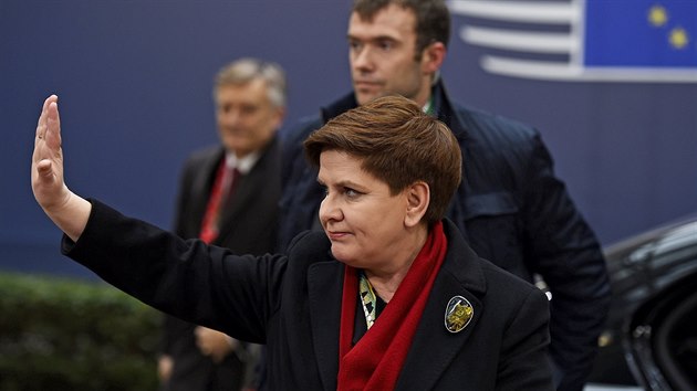Polská premiérka Beáta Szydlová (18. února 2016).