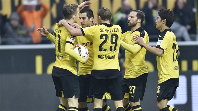 Glov radost fotbalist Dortmundu