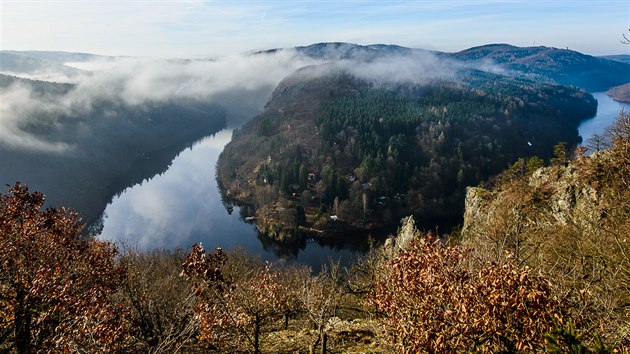 Pohled ze Smetanovy vyhlídky