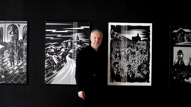 Hudebník a výtvarník Jaromír Švejdík vystupující pod
pseudonymem Jaromír 99 v úterý v brněnském Domě
pánů z Kunštátu zahájil výstavu svých komiksových kreseb.