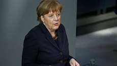 Nmecká kancléka Angela Merkelová hovoí ve Spolkovém snmu o postojích...