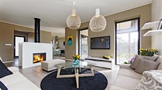 Celému prostoru dominují neutrální odstíny. Základ tvo�í laminátová podlaha s...